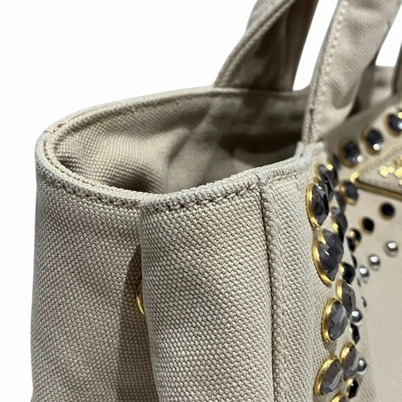 PRADA Beige Tote Bag - Picture 8 of 9